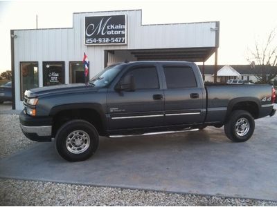 2006 chevrolet 2500hd crewcab shortbed 6.6l duramax diesel automatic 4x4 leather