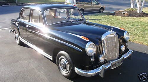 1957 mercedes 220s ponton