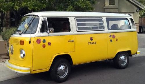 1976 vw bus transporter 7-passenger 'mellow yellow' - restored 61k miles
