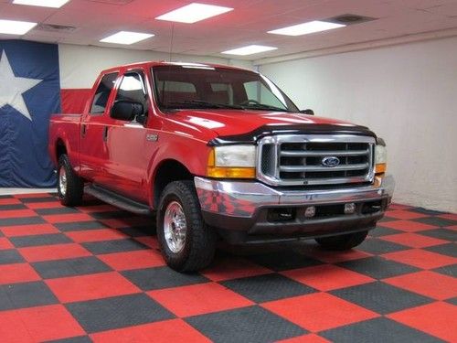 2001 f250 crew cab short bed 7.3l diesel 4x4 leather lariat