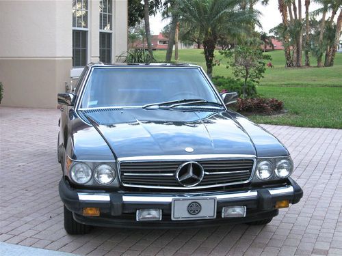 1988 mercedes benz 560sl.  original owner. charcoal gray. no reserve price