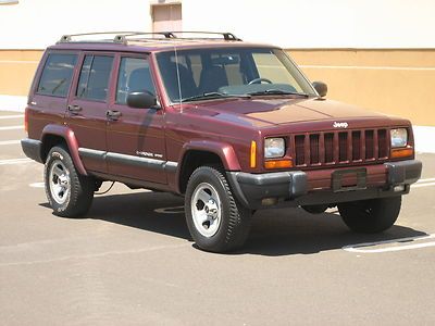 2000 97 98 99 01 jeep cherokee sport 4x4 low miles non smoker clean no reserve!