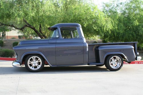 1955 chevy series ii custom pickup. no expense spared! built the best!