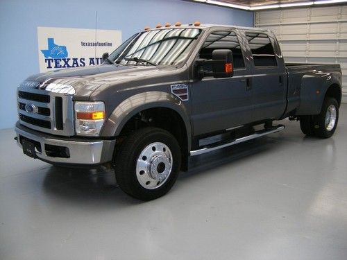 We finance!!!  2008 ford f-450 lariat 4x4 powerstroke diesel dually long bed tow