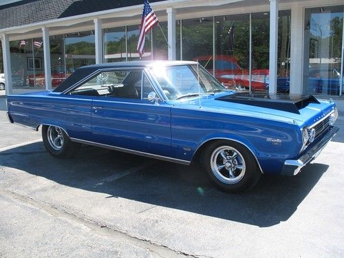 1966 plymouth satellite bonsai blue 426 ci/650 hp hemi recent restoration