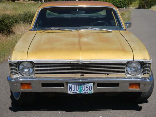 1972 chevrolet chevy base nova 350 automatic project not ss rally 454 427 396
