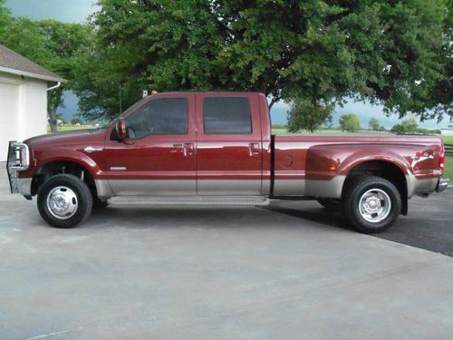 Ford f-350 king ranch super duty crew  4x4 v8 diesel leather great condition