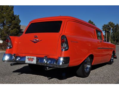 '56 chevrolet sedan delivery wagon ~ hugger orange ~ 327 ci sbc ~ gorgeous wagon