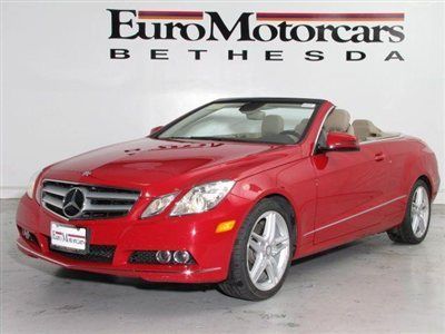 Certified cpo convertible mars red financing leather navigation cabriolet used