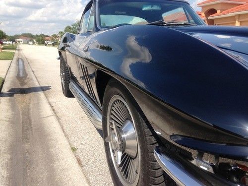 Used Corvette Z06 >> Buy used 1966 Corvette Coupe Black 4SPD 327/300 Matching #'s Side Pipes Knockoff wheels in ... Used Corvette Z06 >> Buy used 1966 Corvette Coupe Black 4SPD 327/300 Matching #'s Side Pipes Knockoff wheels in ...