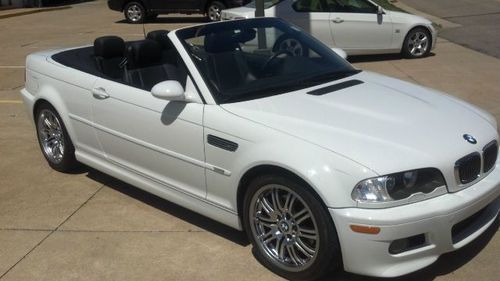 2003 bmw m3 white conv manual  like new!!!!  only  16k  miles!