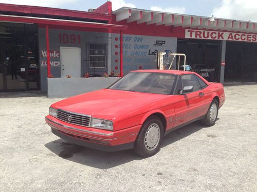1989 cadillac allante convertible only 58000 miles low reserve