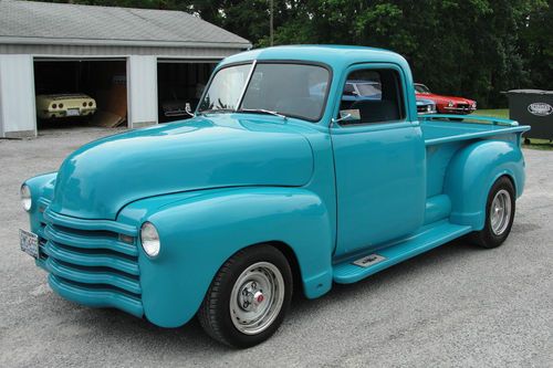 1947 chevy pickup 1/2 ton 2 wheel drive street rod custom