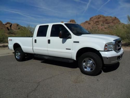 2006 ford f-350 crew cab 4x4 long bed fx4 off road pkg powerstroke diesel clean