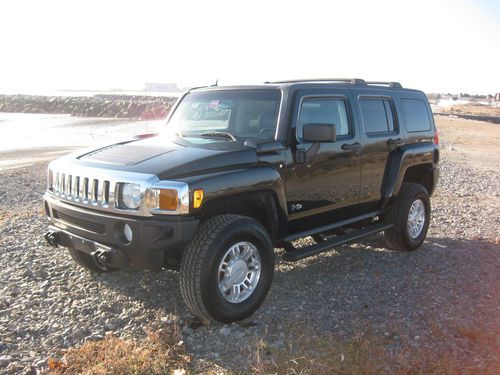 Black 2006 hummer h3 base sport utility 4-door 3.5l