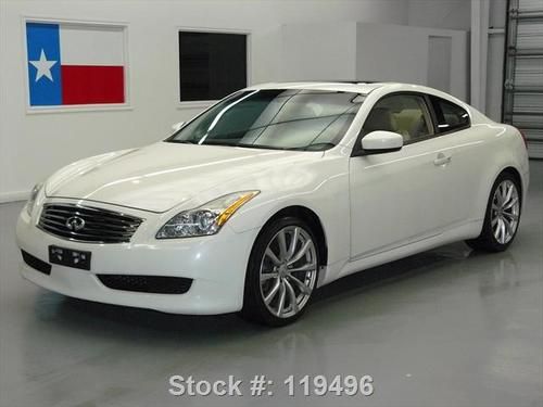 2008 infiniti g37 journey coupe htd leather sunroof 58k texas direct auto