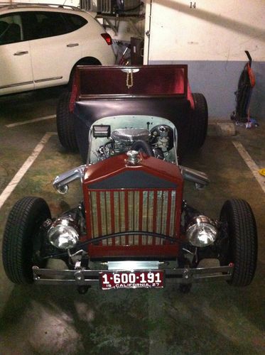 1927 ford t bucket rat rod hot rod 260 miles rebuilt chevy 350 8 cylinder fast