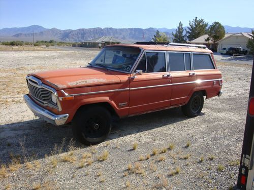 1980 jeep wagoneer 4-door 5.9l 4wd -- it's a project - needs restoring