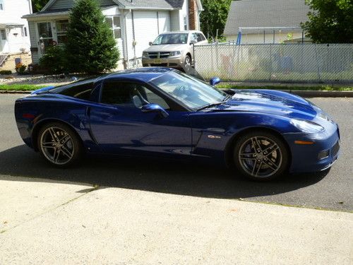 2006 chevrolet corvette z06 coupe 2-door 7.0l 6 speed lemans blue