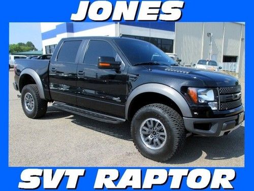 2011 ford f-150 4wd supercrew svt raptor - luxury and plus package - black