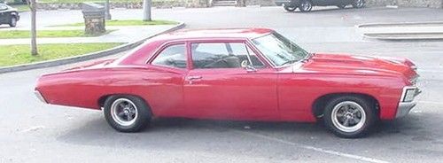 1967 chevrolet bel air 2 door post