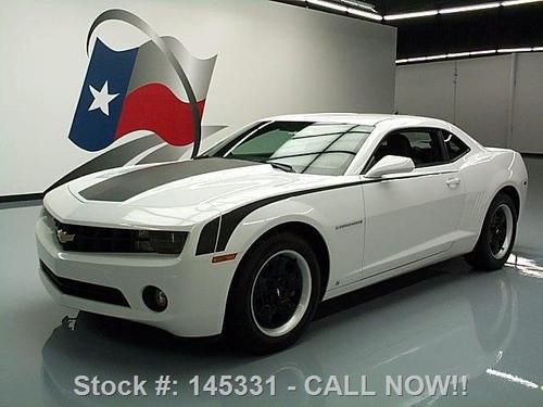 2010 chevy camaro ls automatic leather spoiler 18's 47k texas direct auto