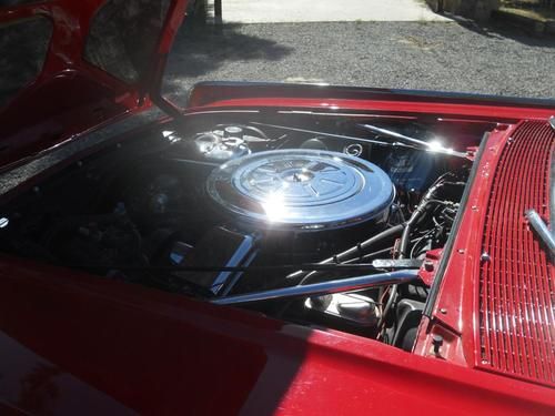 1962 lincoln continental convertible - gorgeous red/white interior
