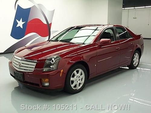 2007 cadillac cts automatic heated leather sunroof 44k texas direct auto