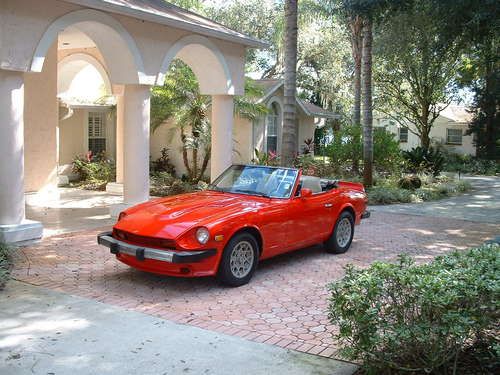 1978 datsun 280z red - custom soft top convertible - one of a kind no reserve