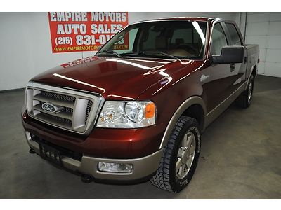 05 ford f-150 king ranch 5.4l v8 4wd one owner no reserve