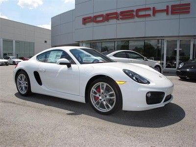 New cayman s carrera natural full red leather nice options pdk save fl dealer