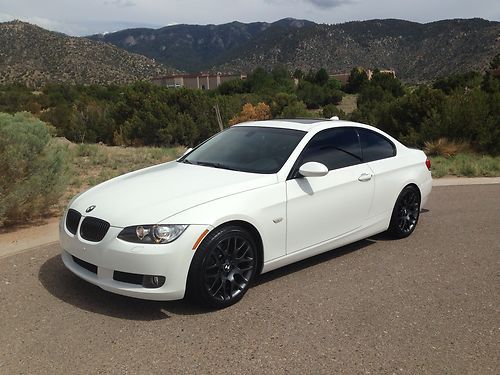 2009 bmw 328i coupe white sport package 3.0l