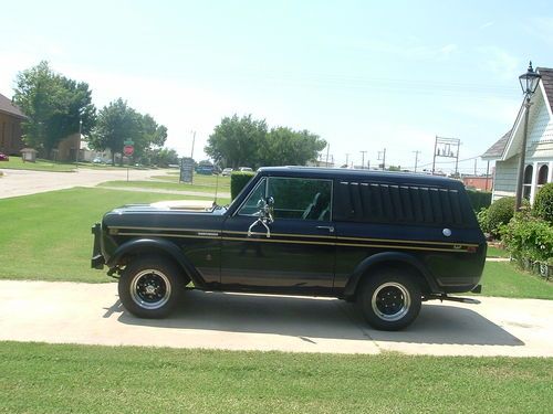 1979 international scout ii midnight star v-8 auto 4x4  1 of 150 made by good tm