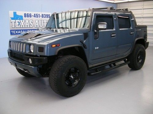 We finance!!!  2005 hummer h2 sut 4x4 roof heated leather lift tow texas auto