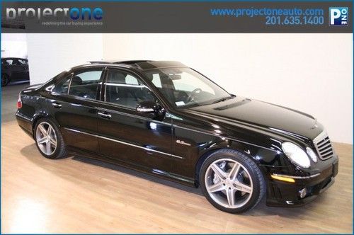 E63 29k miles navigation panoramic roof one owner black