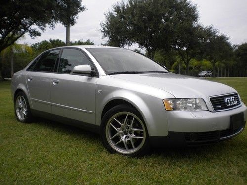 2003 audi a4 quattro 1.8t awd - silver - clean title! low miles! great on gas!!!