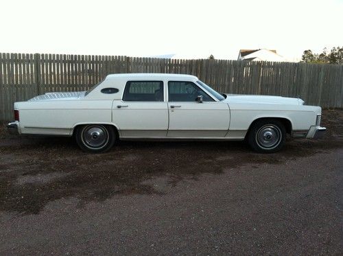 1979 lincoln continental "all original - low miles"