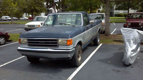 1990 ford f-150 custom standard cab pickup 2-door 5.0l