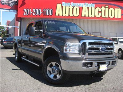 05 ford f-250 super crew lariat 4x4 carfax certified 1-owner w/service records