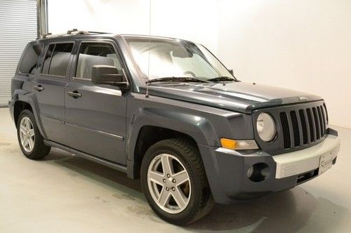 2007 jeep patriot limited 4x4  auto sunroof htd leather clean carfax kchydodge