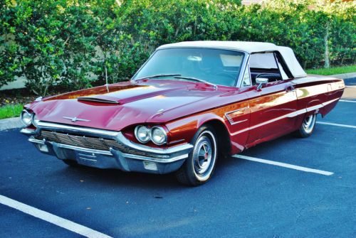 Small project 1965 ford thunderbird convertible trucker damaged hood rockers wow