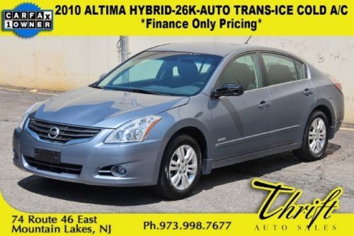 10 altima hybrid 26k auto trans cruise control ice cold a/c finance only pricing