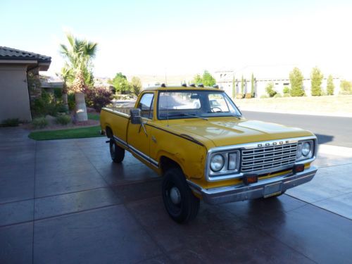 Buy used 1977 Dodge 4x4 Power Wagon D100 classic ...