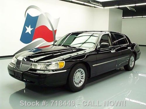 2001 lincoln town car cartier l 6 pass htd leather 71k texas direct auto