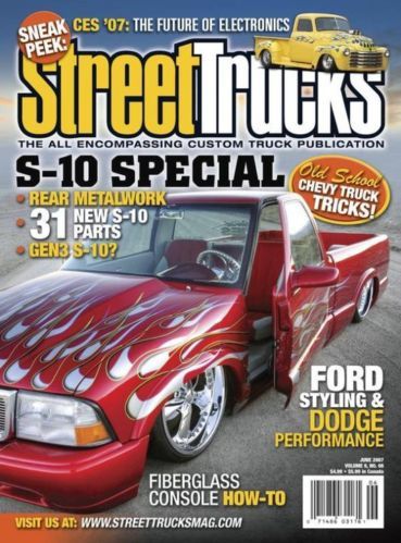 One of a kind air ride chevy s-10 cover truck