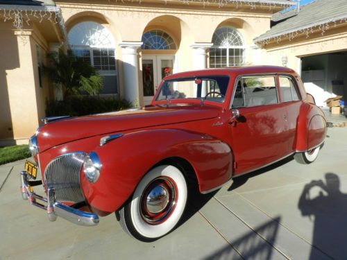 1941 lincoln continental coupe, magnificent restoration