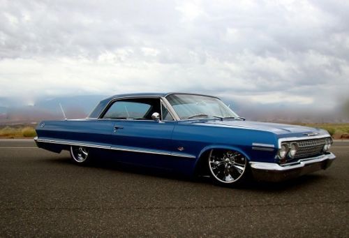 1963 chev impala air ride staggered wheels billet specialties v kit accuair