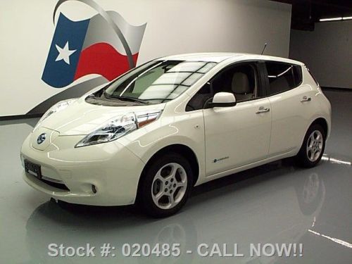 2012 nissan leaf sl zero emission electric nav 10k mi  texas direct auto