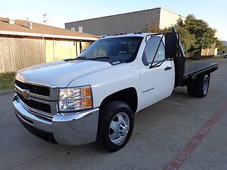 2009 chevrolet silverado 3500 wt regular cab duramax diesel 2wd-11 ft flatbed