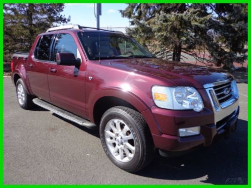 2007 ford explorer sport-trac 4x4 limited v-8 leather no accidents no reserve